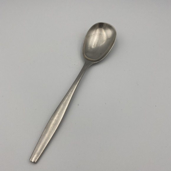 MCM‎ DANSK DESIGN VARIATION V STAINLESS STEEL Serving Spoon 8.5" - Picture 1 of 6